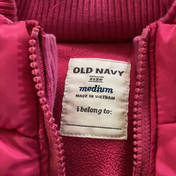 Old Navy puffer vest. Medium - Picture 2 of 6